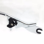 Detachable Chrome Backrest Sissy Bar w/ Pad for Harley Touring (2009–2018)
