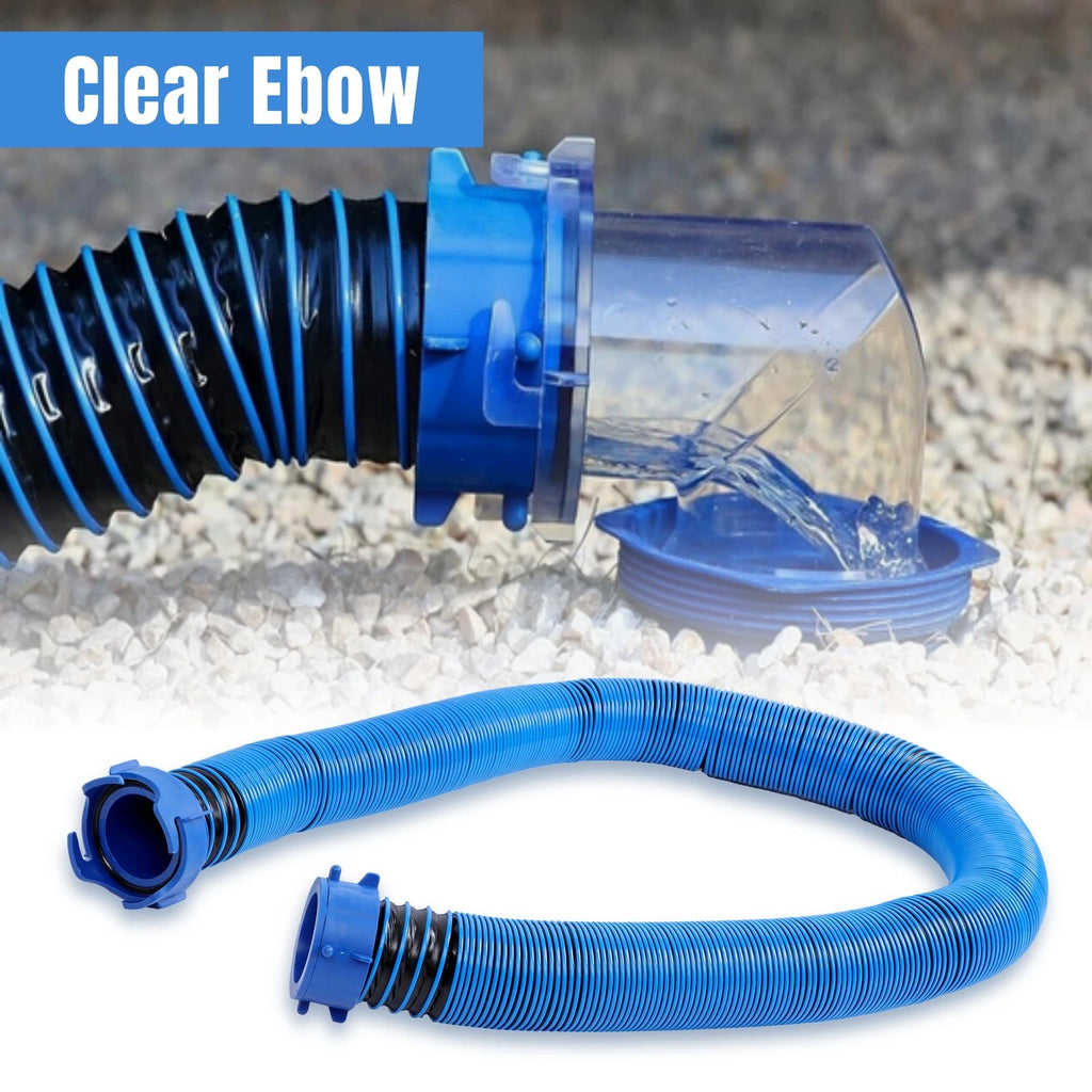 90-Degree Adapter for RV Sewer Hose (10ft)