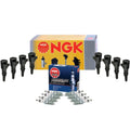 Set of 8 NGK Ignition Coils & Iridium IX Spark Plugs for Ford Lincoln Mercury V8
