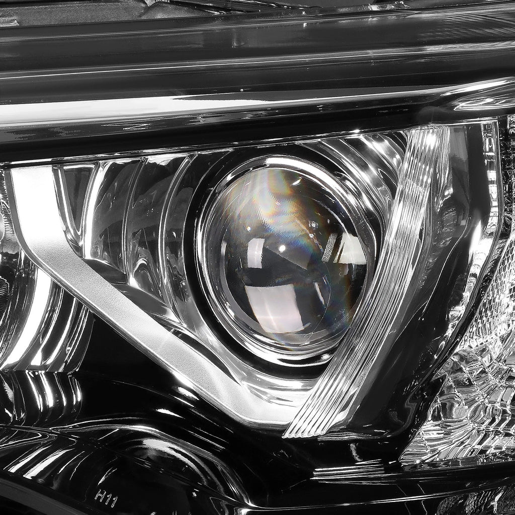 Left Side Chrome Housing Projector Headlight for Toyota 4Runner (2014–2020)