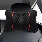 2X Headrest Cushion Pad for Universal Fit (Breathable PU Leather)