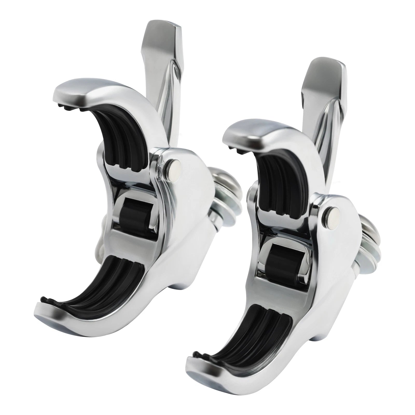 49mm Detachable Windshield Clamps for Harley V-Rod, Super Glide, Fat Bob (2018–2023)