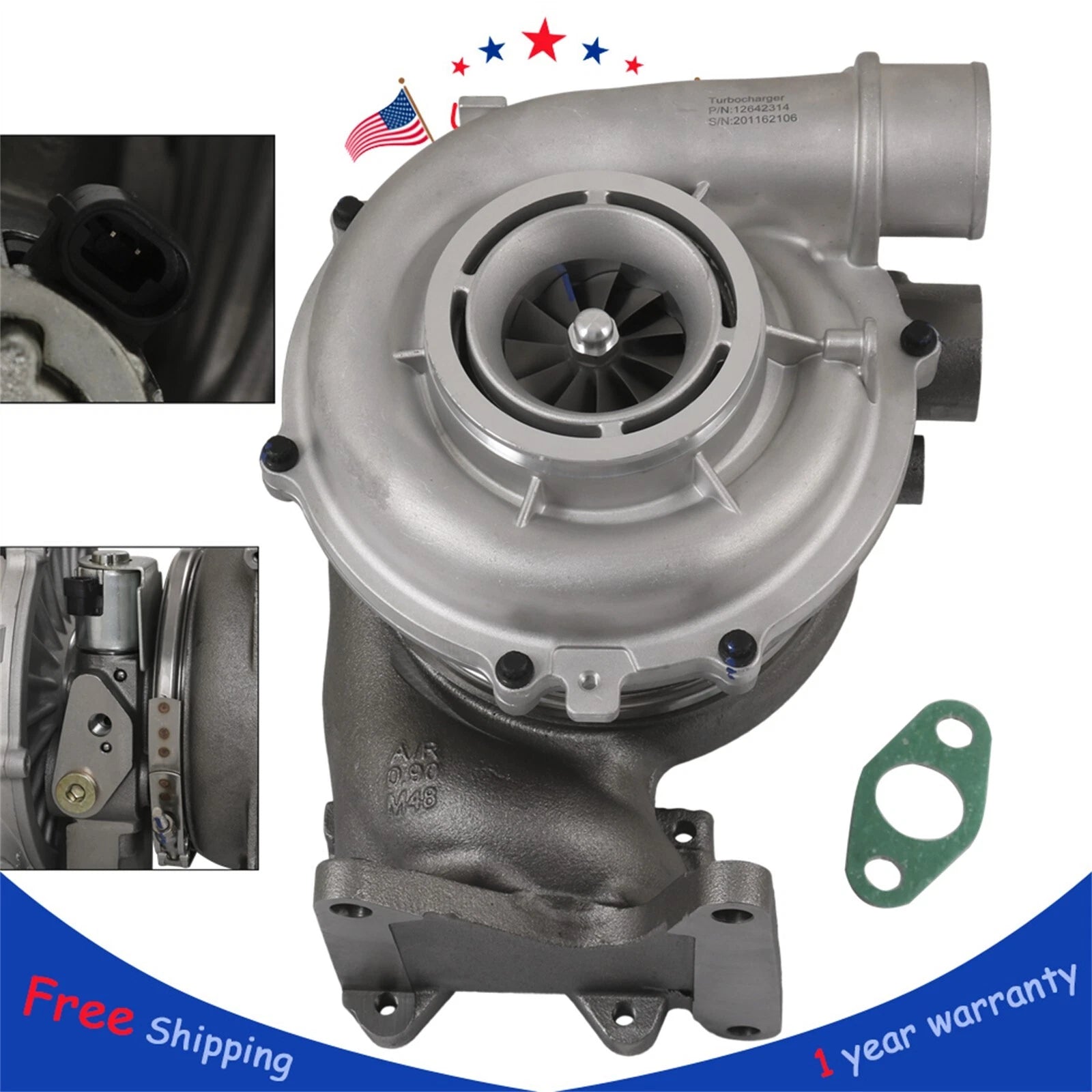 Turbocharger for Chevy Silverado GMC Sierra 6.6L LML (2011–2016)