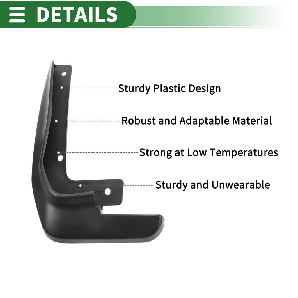 Mud Flaps Splash Guards Set of 4 for Honda Odyssey (2022–2024)