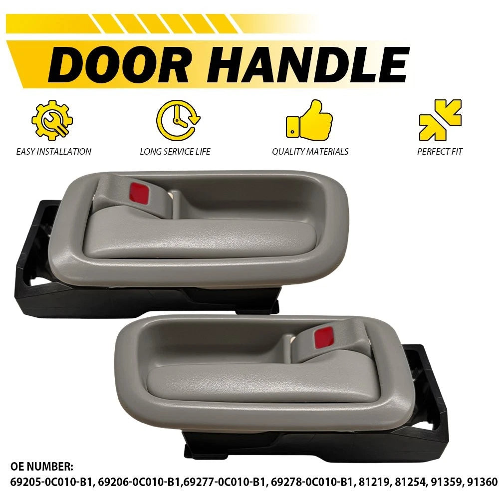 2X Beige Interior Door Handle Bezel for Toyota Tundra (2000–2006)