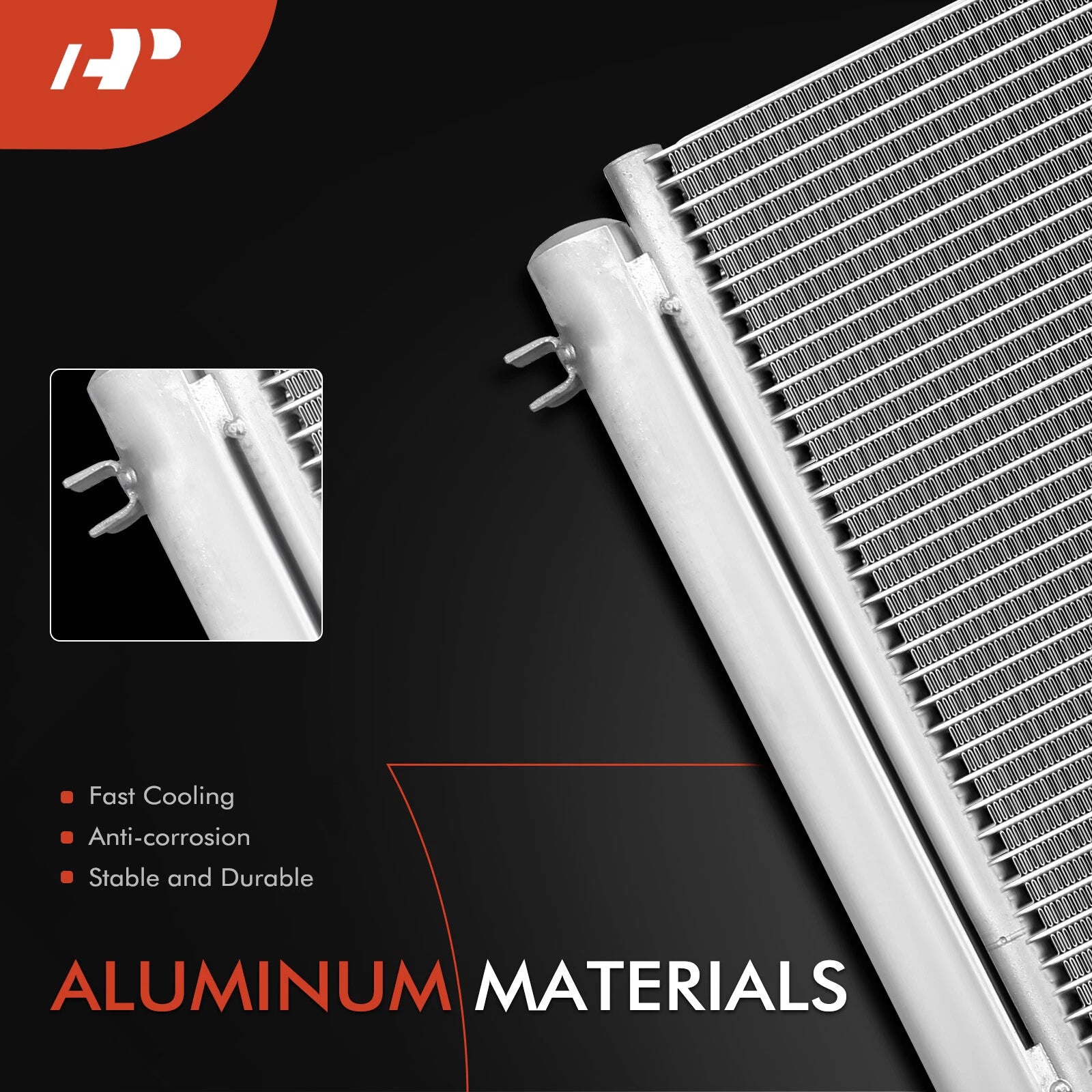 A/C Condenser with Dryer Bracket for BMW 128i 325Ci 328i xDrive (2006–2016)