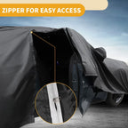 Waterproof All Weather Car Cover for Hyundai Tucson (2004-2024) Black 210D-PU
