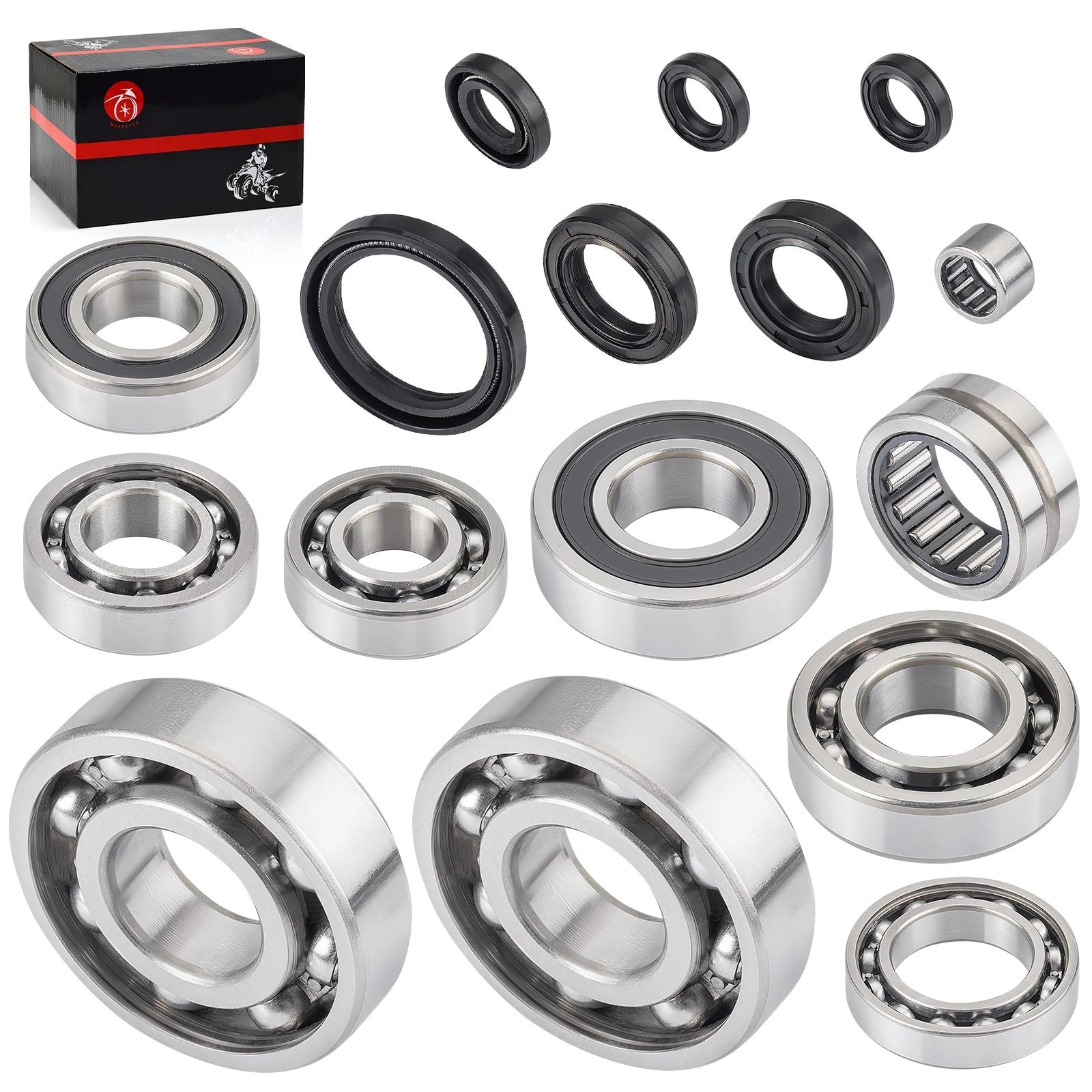 Crankshaft Transmission Bearings with Seals Kit for Yamaha WR400F (1998–2000)