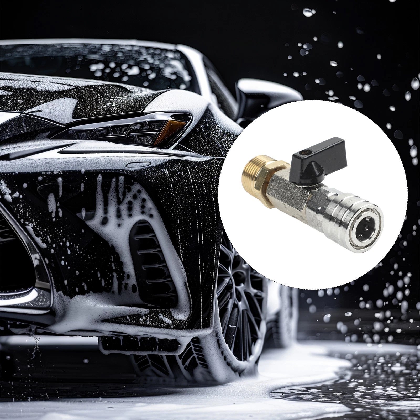 Quick Connector Valve Hose Switch for Pressure Washer (14 Inch)