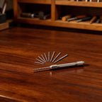 Pin Vise Hand Chuck Double End with 10 Drill Bits for Craft and Watchmaking