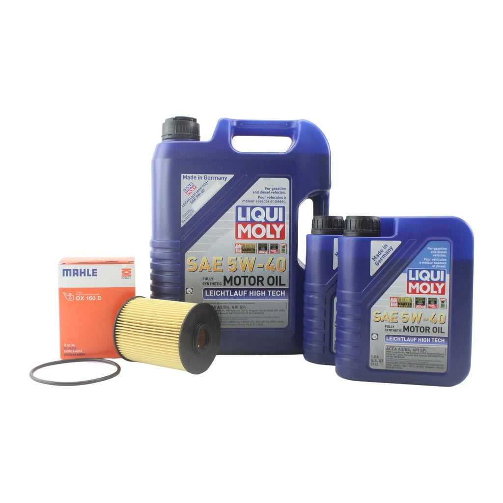 Oil Change Kit 7L Liqui Moly 5W-40 Mahle for Audi 3.2/3.6L