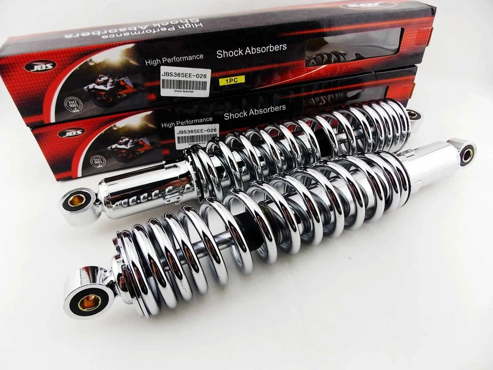 365mm Chrome Rear Shock Absorbers for Honda MR250 Elsinore