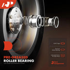 2X Front Wheel Hub & Bearing Assembly for Chevrolet Silverado 3500 HD (2001–2023)
