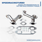 Stainless Steel Exhaust Header Manifold for Chevy 6Cyl 216/235/261 (1937–1962)