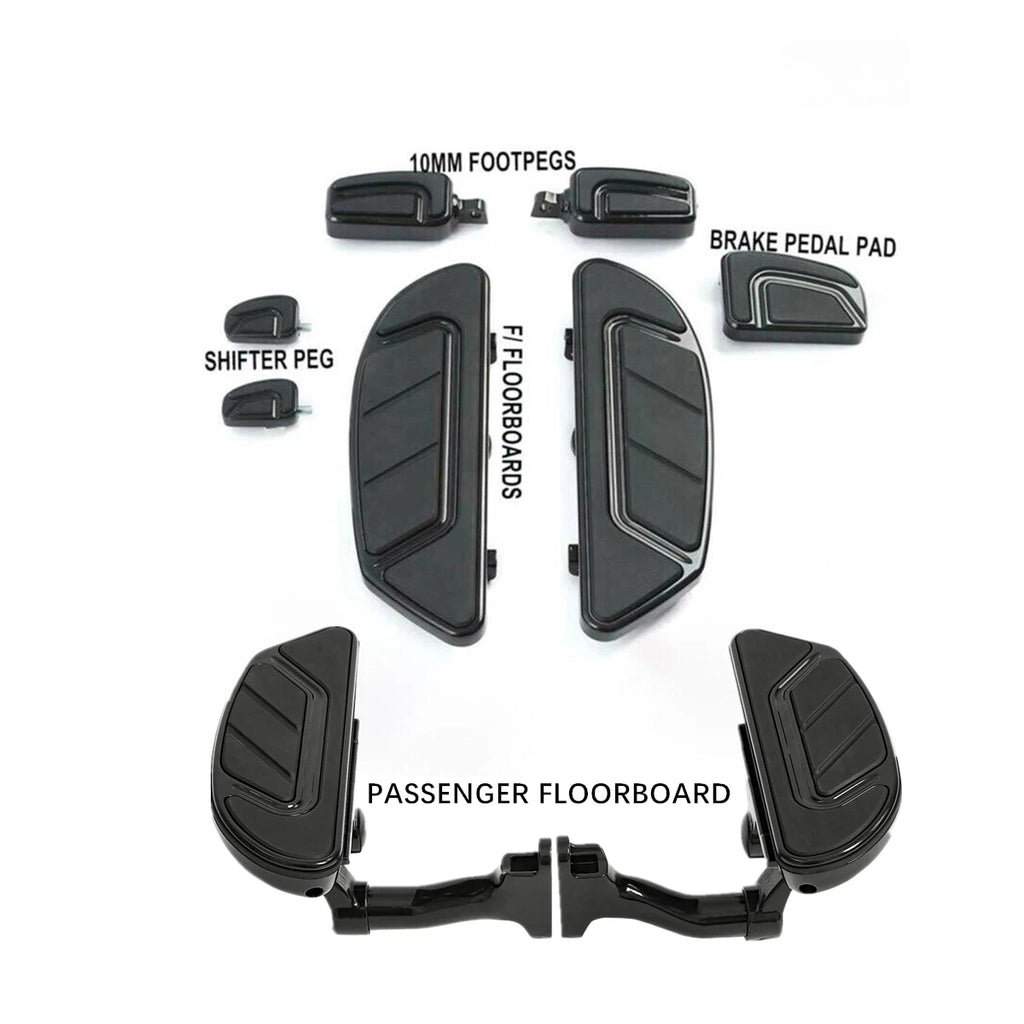 Rider Passenger Floorboard Brake Pedal Shifter Peg for Harley Street Glide (1993–2024)