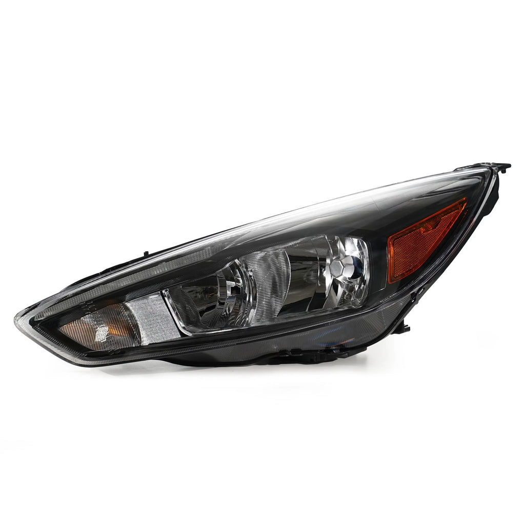 Set of 2 Upgrade Black Conversion Halogen Headlights for Ford Focus (2015–2018)