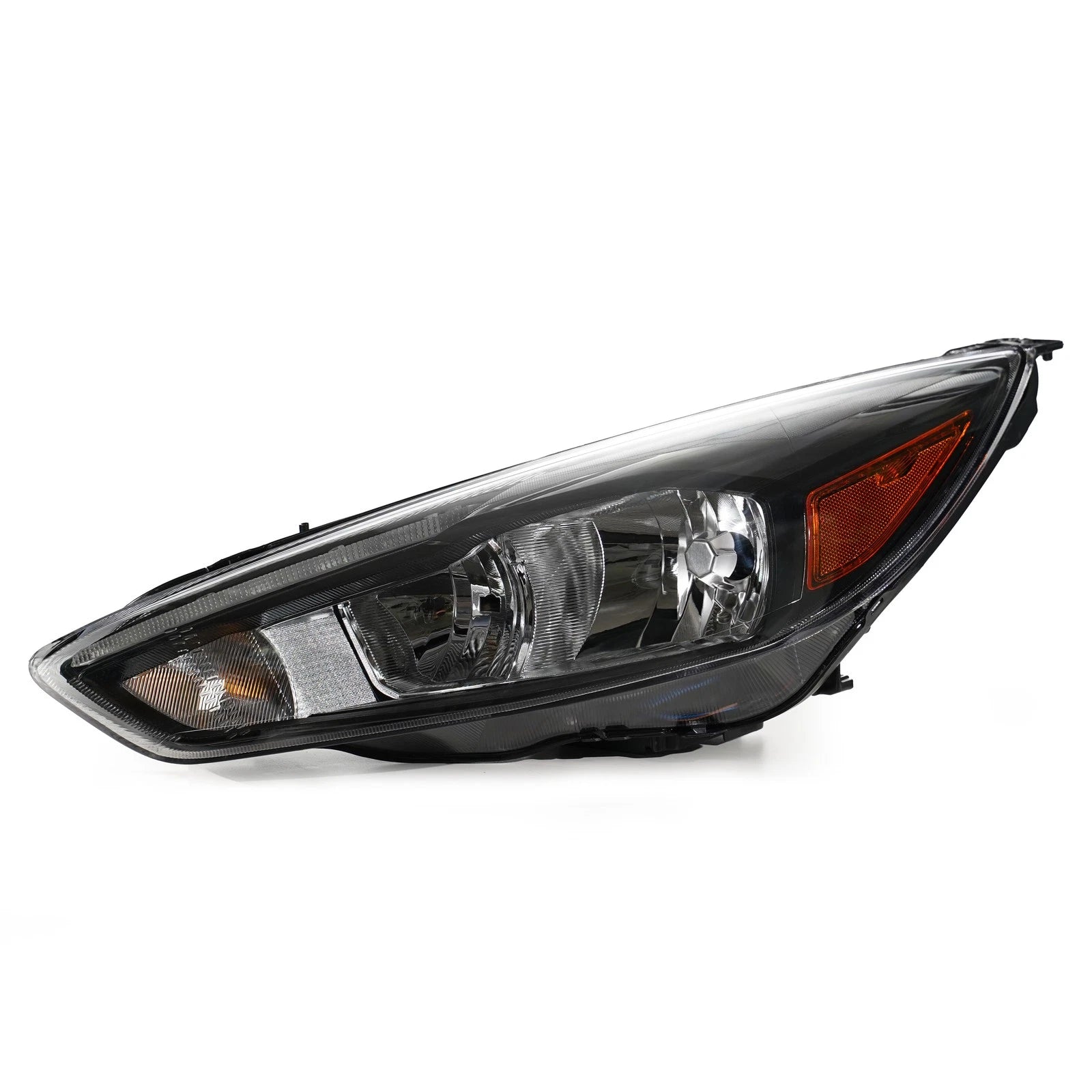 Set of 2 Upgrade Black Conversion Halogen Headlights for Ford Focus (2015–2018)