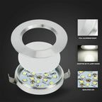 12V LED Recessed Ceiling Lights for RV Camper (Cool White 6400K)