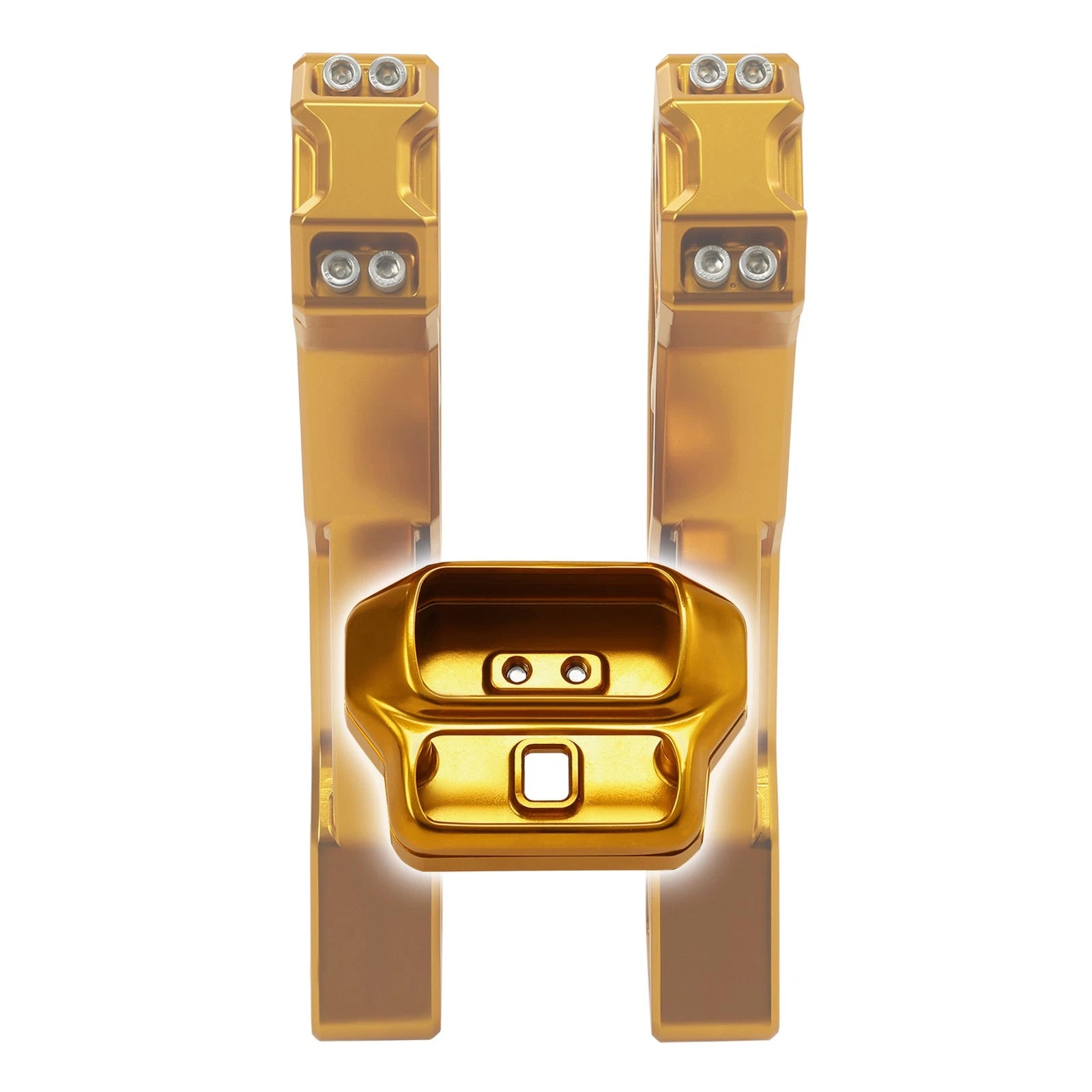Handlebar Riser Gauge Mounting Bracket for Harley Softail Fat Bob Breakout (2018–2025)