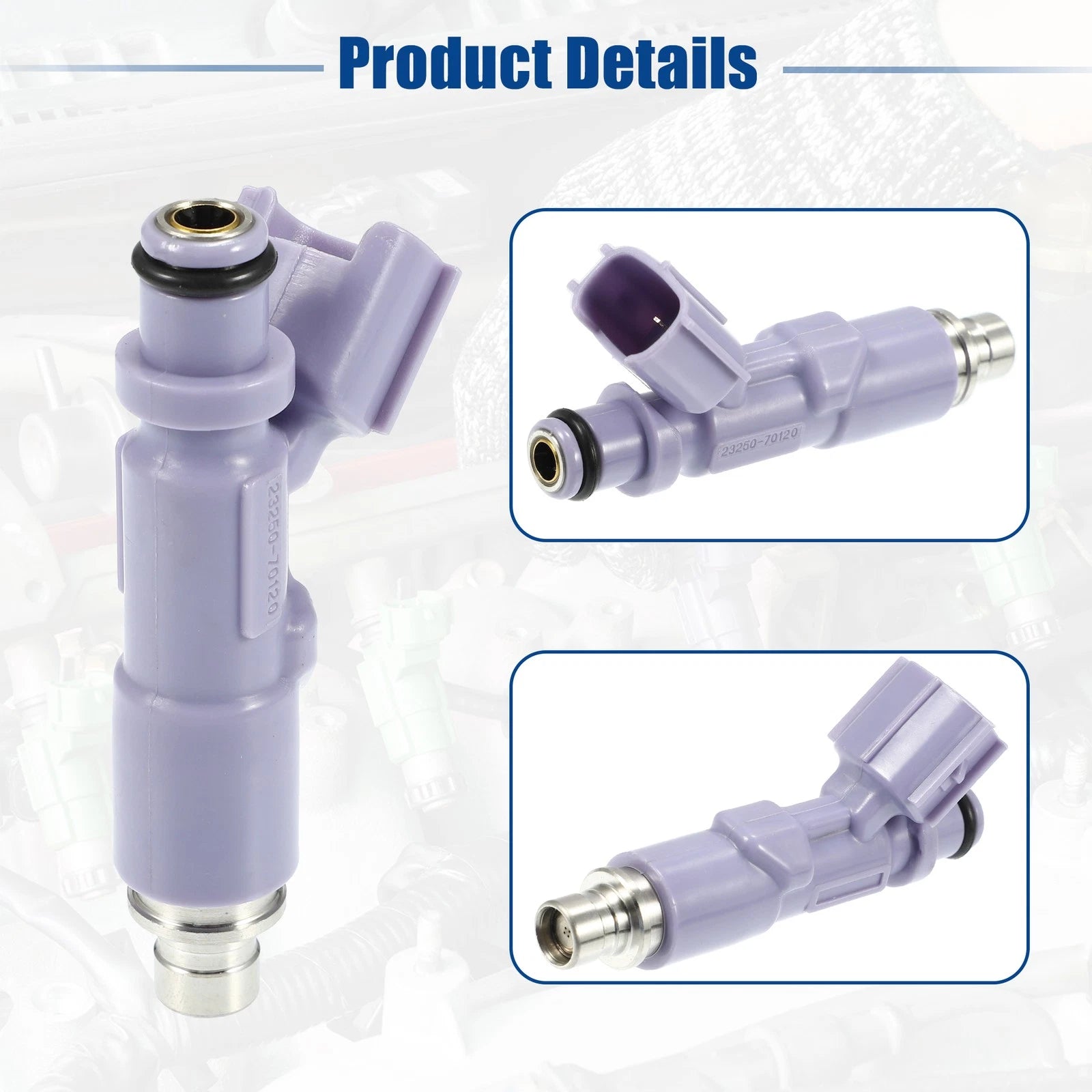 6X Fuel Injector Nozzle 23209-70120 for Lexus IS300 (1999–2005) 3.0L