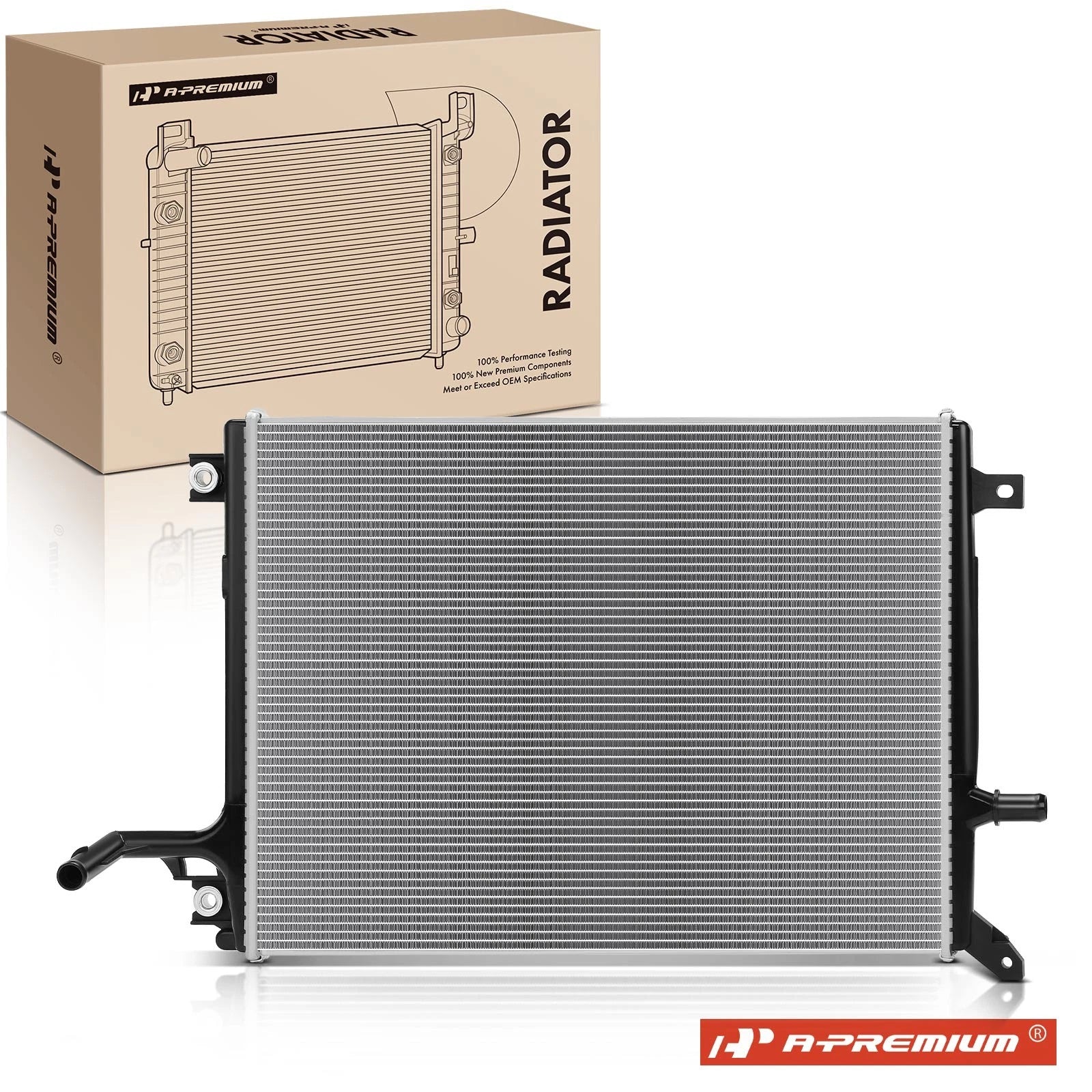 Radiator with Transmission Oil Cooler for Jeep Wrangler (2018–2024)