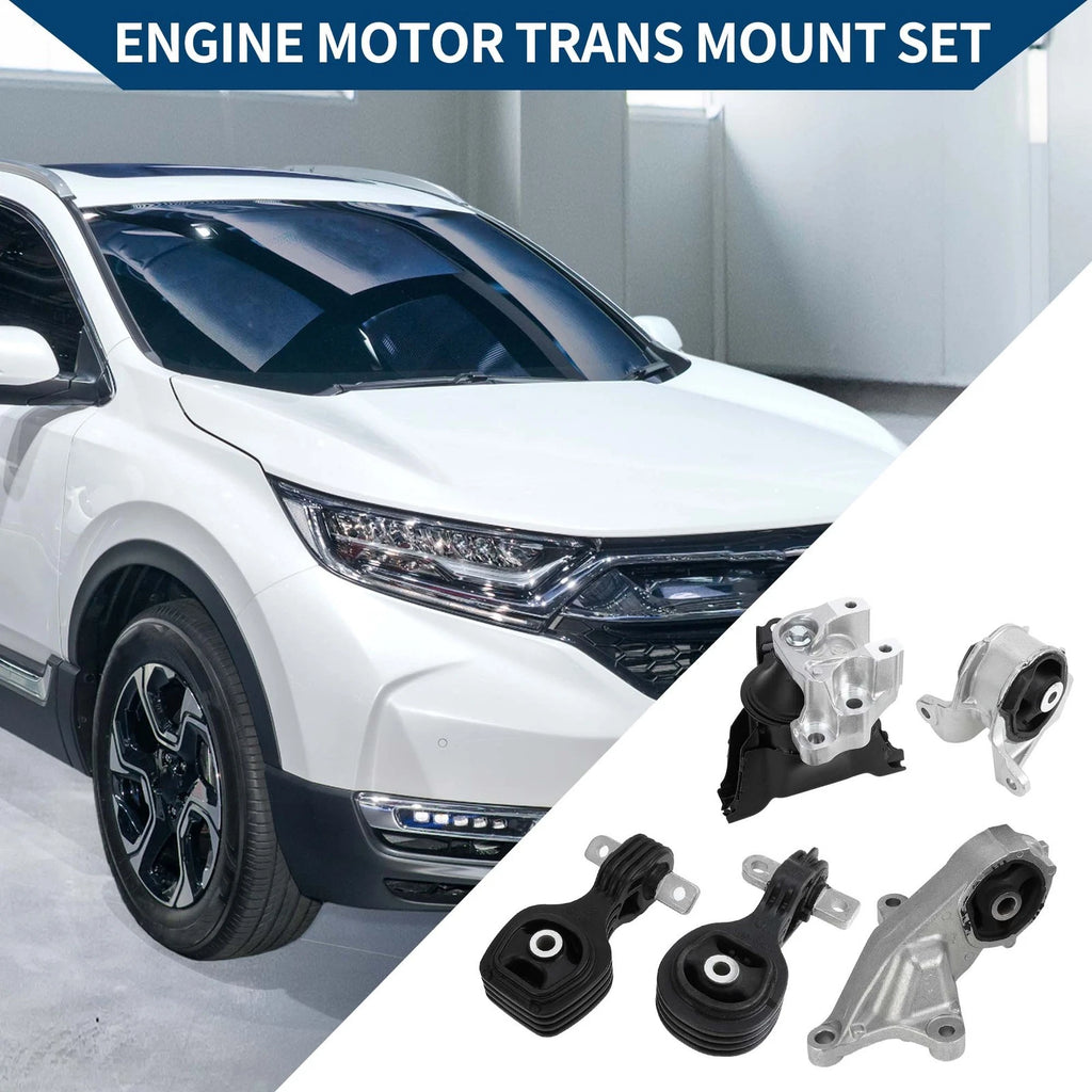 Engine Motor Mount Set for Honda CR-V 2.4L-L4 (2007–2011)