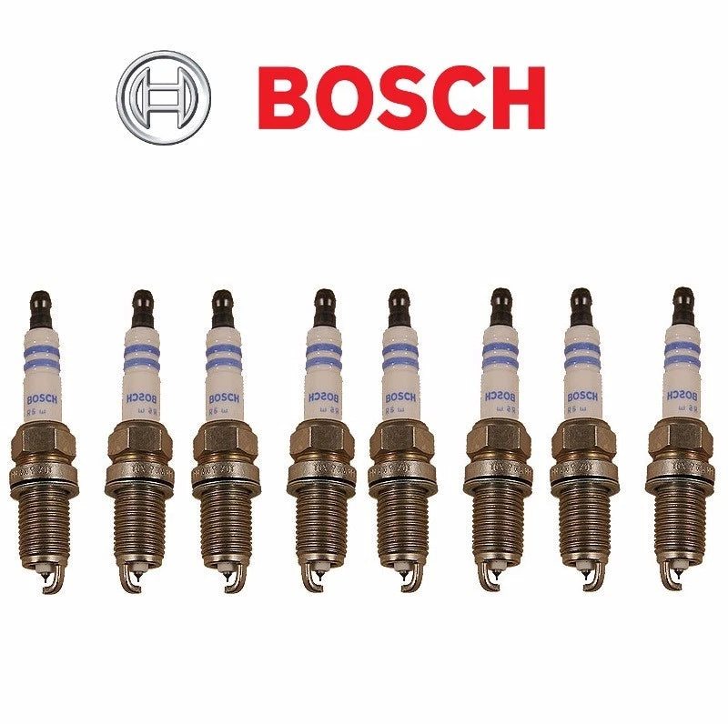 Set of 8 Iridium Power Spark Plugs for Bosch FR7KII33X (Exact-Fit)