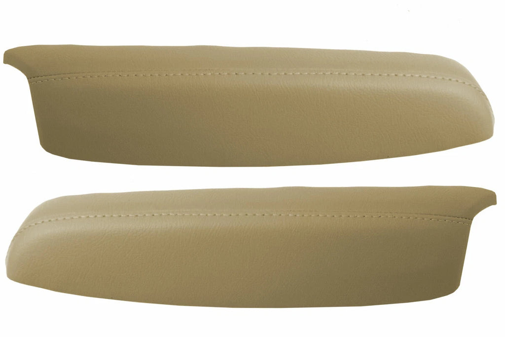 2X Leather Armrest Door Panel Covers for Nissan Murano (2008–2014) Beige Tan