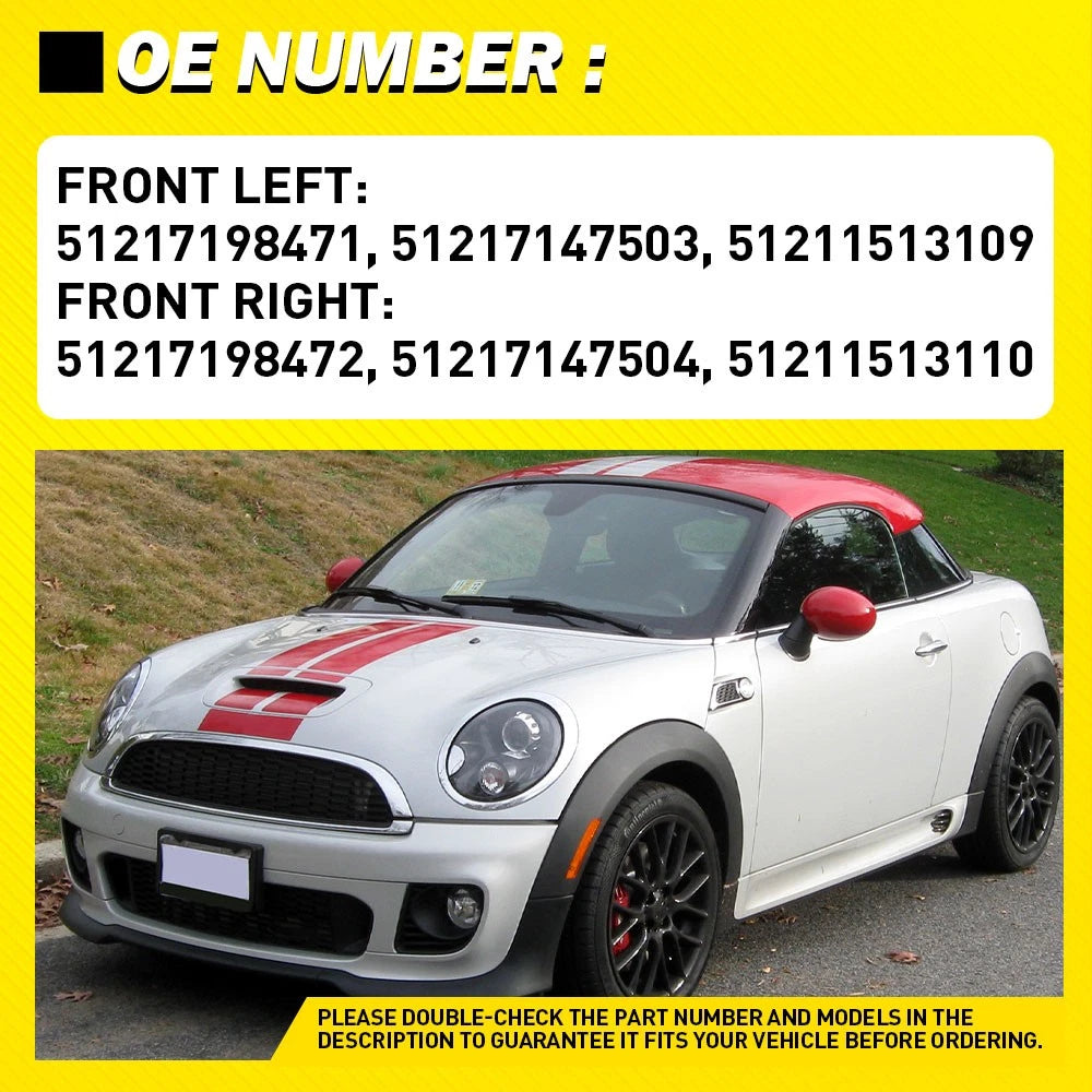 2X Outside Door Handle for Mini Cooper R50 R52 R57 R58 R59