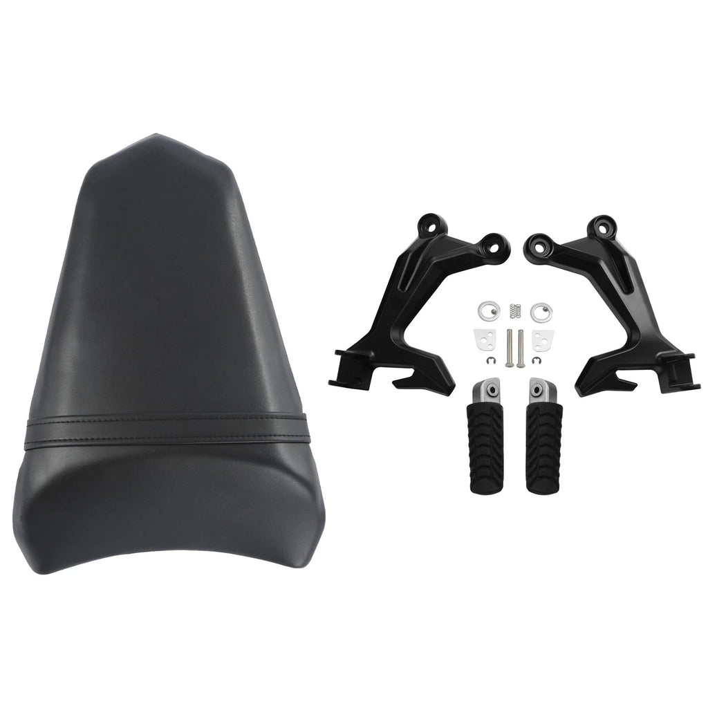 Passenger Seat & Footpegs Footrest Bracket for Kawasaki Ninja 650 (2017–2019)