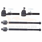 Set of 4 Tie Rod End Links for Dodge Charger & Chrysler 300 (RWD)