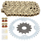Gold Drive Chain + Drive Sprocket for Yamaha Raptor 700 (2006–2024)