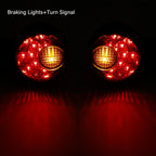 LED Rear Turn Signal Lights Smoke for Harley Sportster XL 883 1200 (1992-2022)