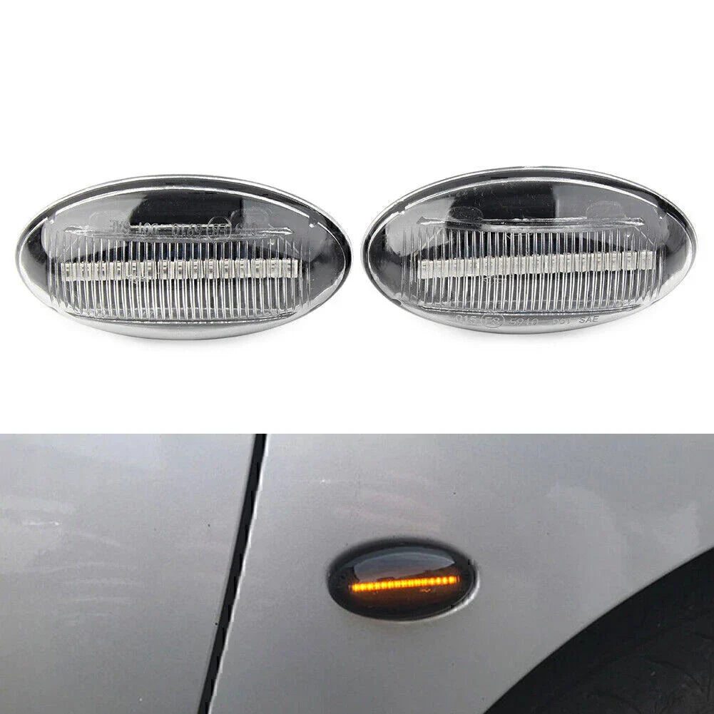 LED Dynamic Signal Side Marker Lights for Peugeot 307 206 607 407 107 & Citroen