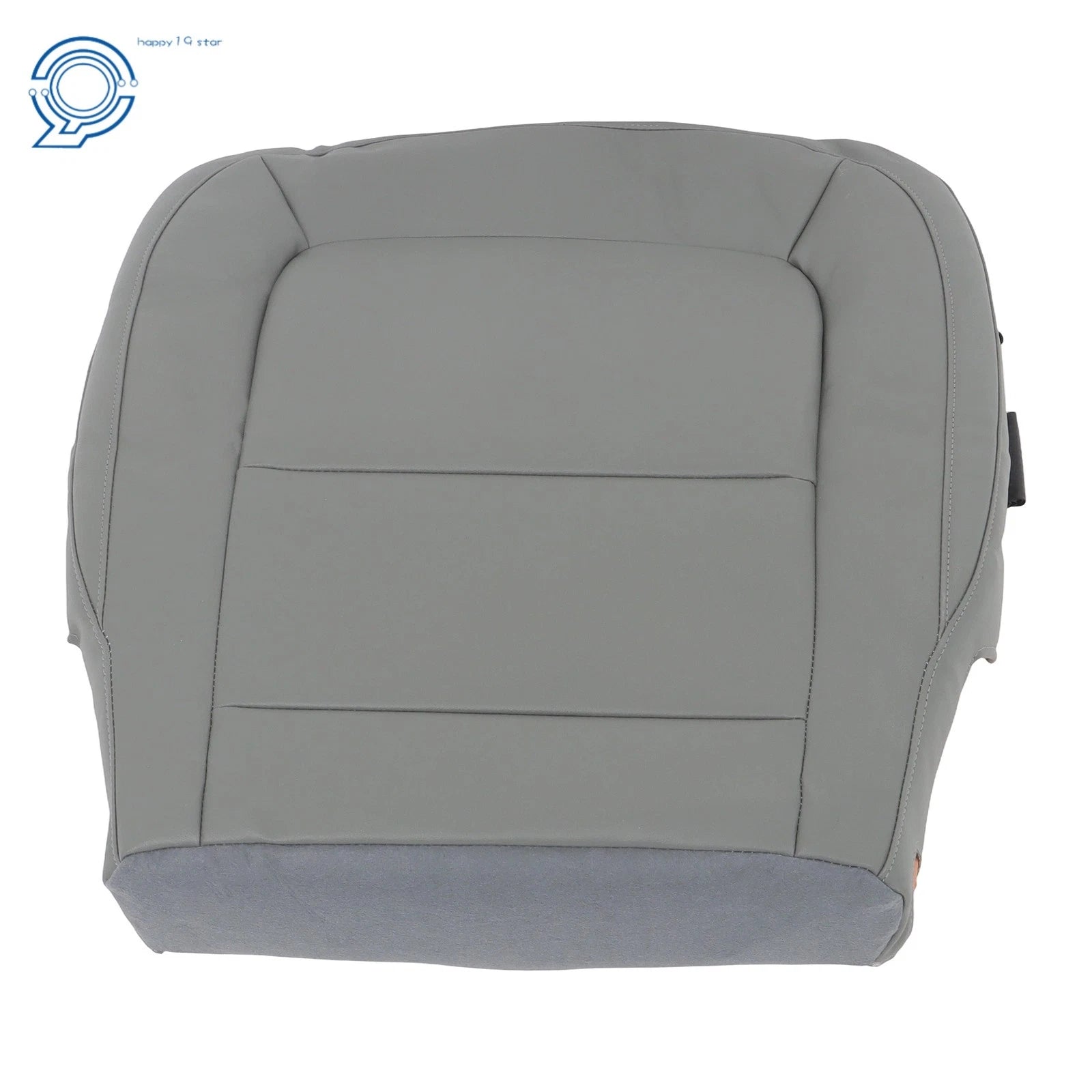 Gray Leather Driver Bottom Seat Cover for Chevy Colorado Canyon (2015–2022)