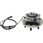 Set of 2 Wheel Hubs for Ford F-150 (2009–2010) Front 6 Lug with Bearing & Sensor