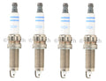 Set of 4 Spark Plugs for BMW F10 F12 F13 E71 (Bosch ZR5TPP33)