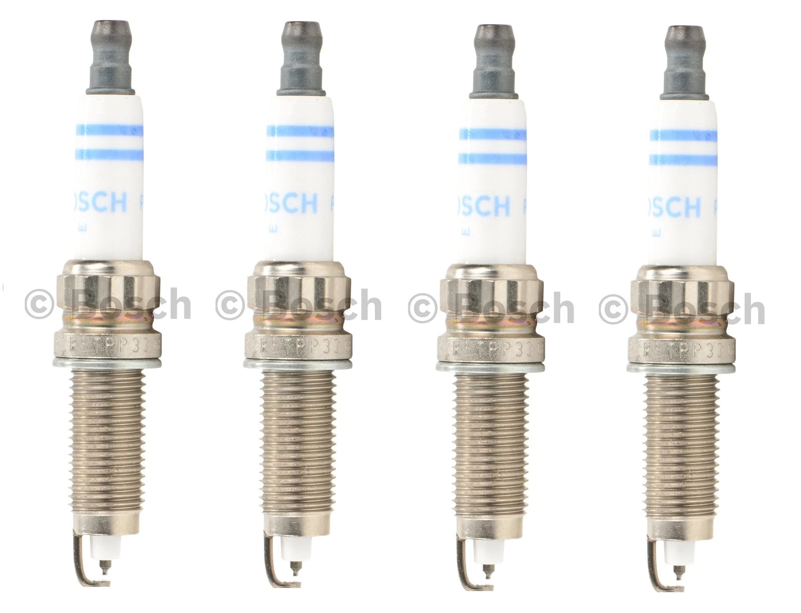 Set of 4 Spark Plugs for BMW F10 F12 F13 E71 (Bosch ZR5TPP33)