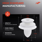 20Pcs Nylon Panel Retainers for Toyota Lexus (11 mm)