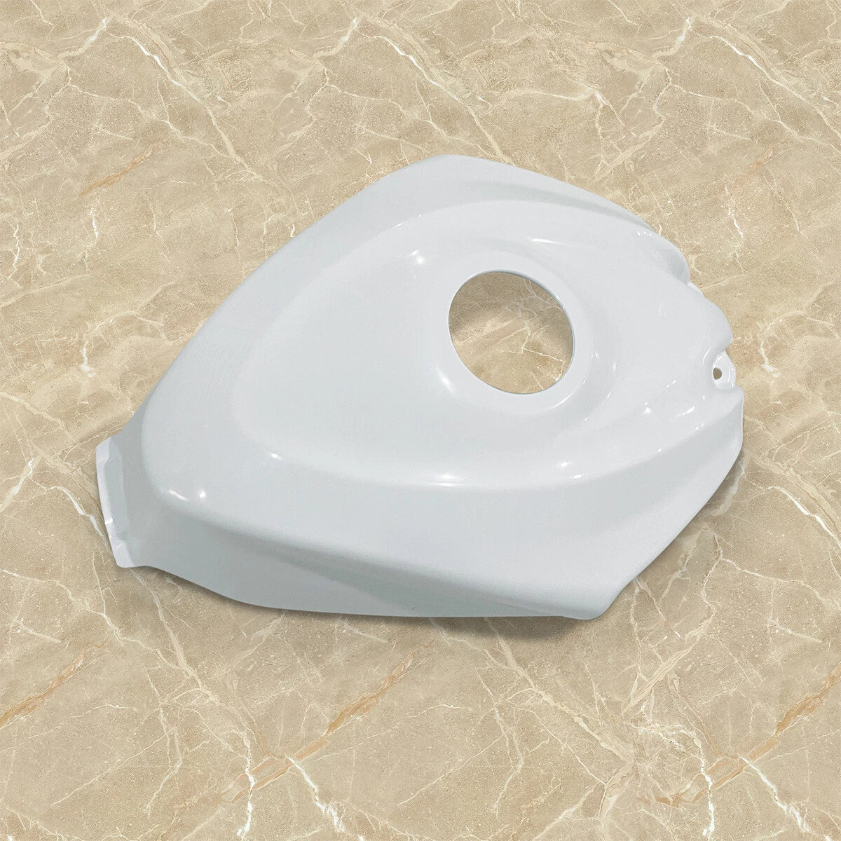 Fuel Gas Tank Cover for Suzuki GSXR1000 (2009–2016) - Unpainted White ABS