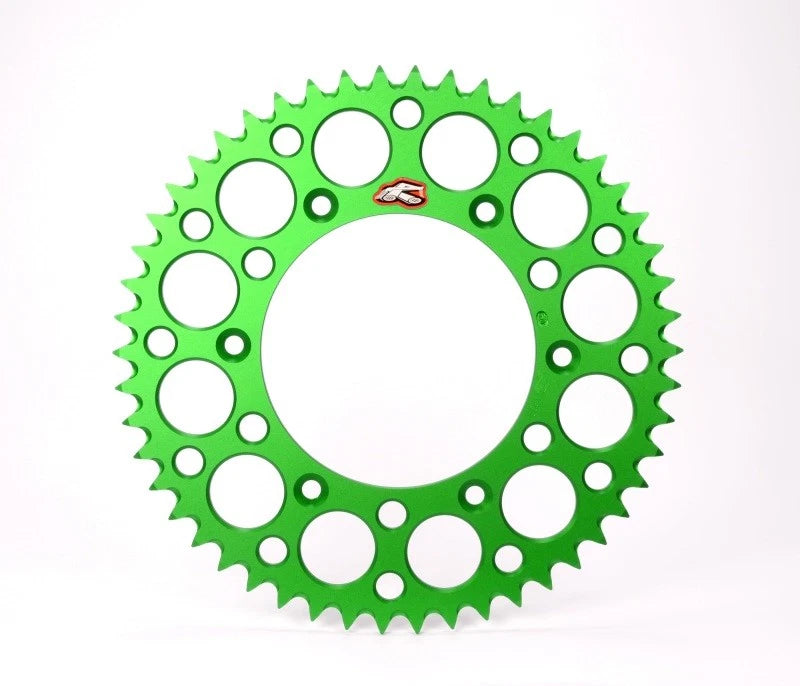 Rear Grooved Sprocket for Kawasaki KX80 (1998–1999) & KX85 (2001–2022) - Green