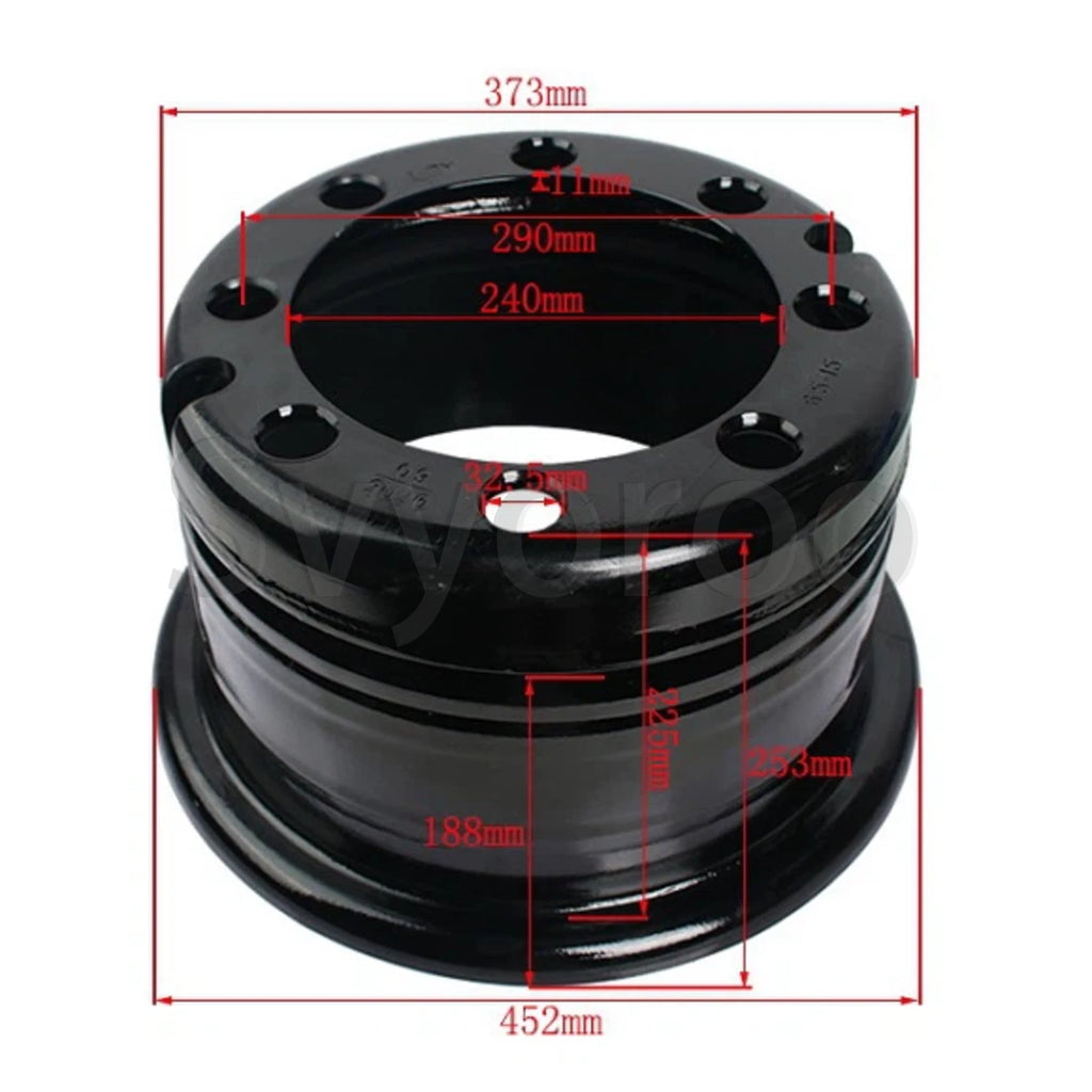Wheel Rim 44101-31620-71 for Toyota Forklift (3-5FD50~70, 8FD60N~80N)