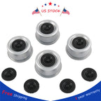 Set of 4 Rubber Dust Caps for Dexter EZ Lube Trailer Axle Hub