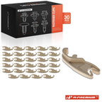 30Pcs Door Lock Pawl Clips for Ford Lincoln 