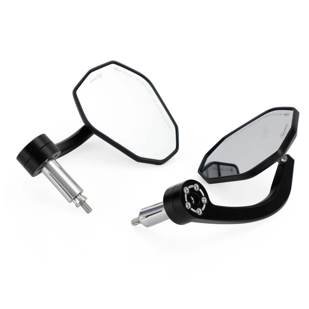 7/8" CNC Aluminum Handle Bar End Mirror for Motorcycle (22mm)