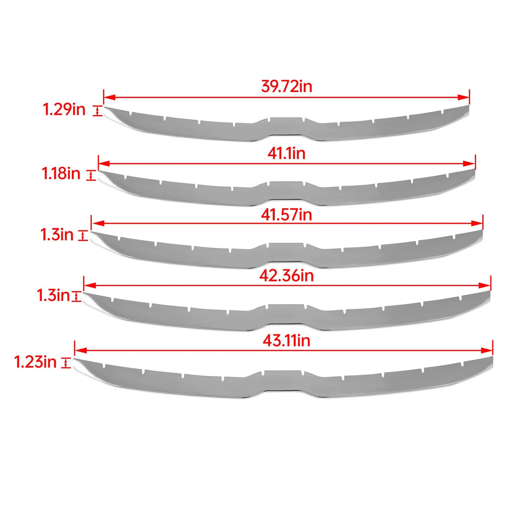 Chrome Grille Cover Insert for Dodge Ram 1500 (2019–2023)