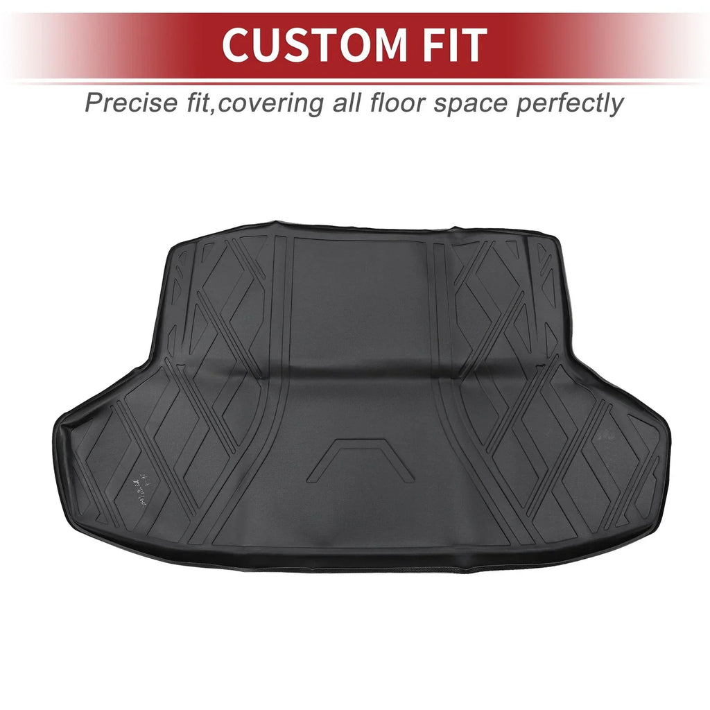 Cargo Liner Rear Trunk Mat for Honda Civic Si (2022-2023) Diamond Pattern TPE