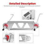Silver JDM Battery Hold Tie Down w/ J-Hooks for Honda Civic EG EK S2000 (1992–2005)