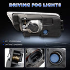 Fog Light Assembly for Honda Accord (2003-2007) with Bulbs & Harness Kit