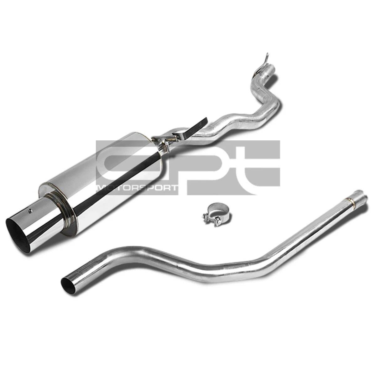 Catback Exhaust with 4" Muffler Tip for Chevy Cavalier Pontiac Sunfire (1995–2005)